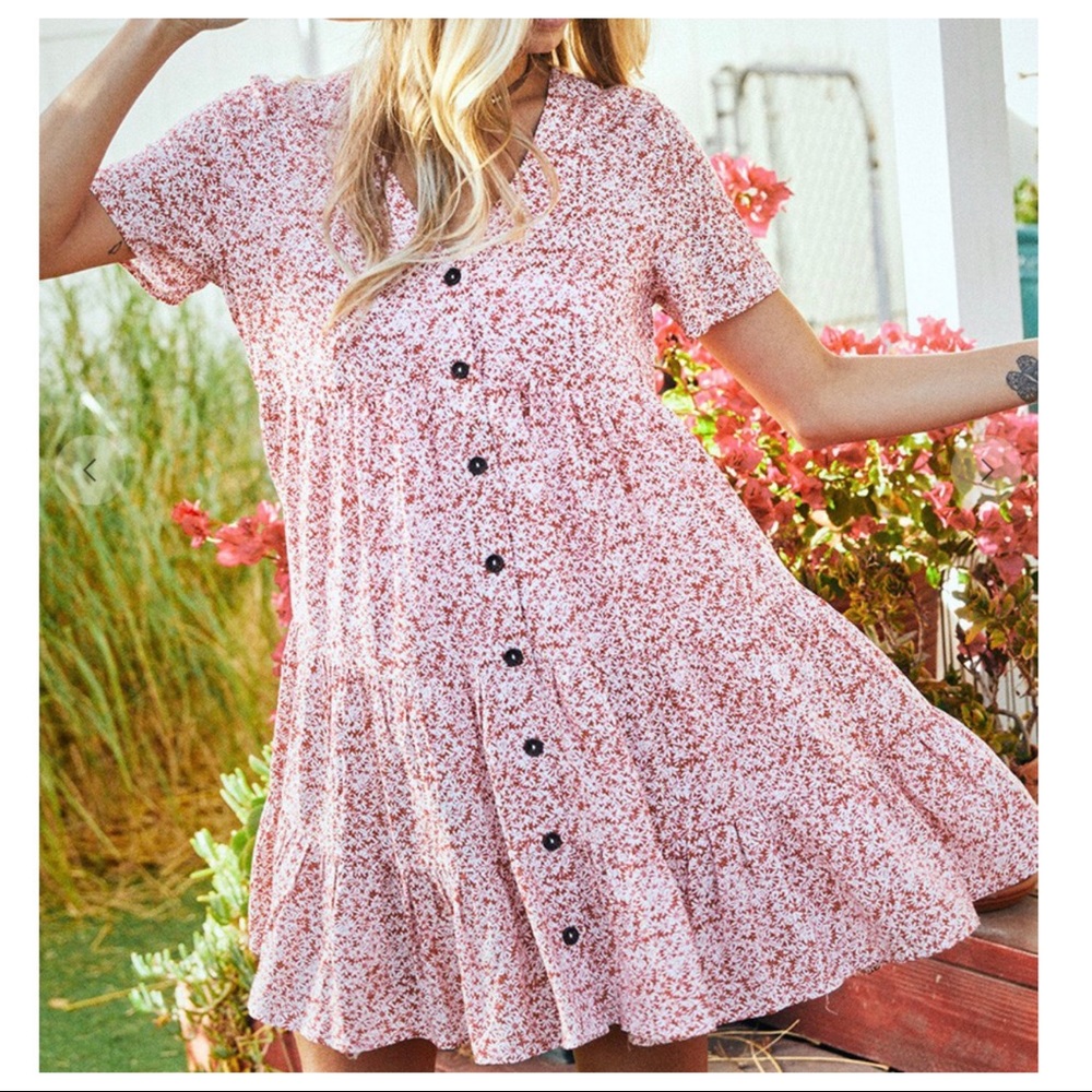 ✨LAST ONE✨Floral print tiered dress - Picture 4 of 7